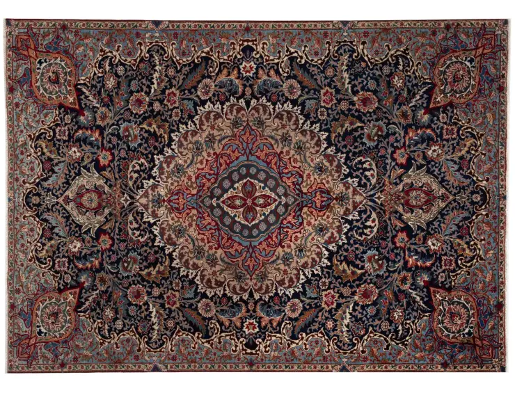 Sininen Persia Kashmar Patina 280 x 185 cm