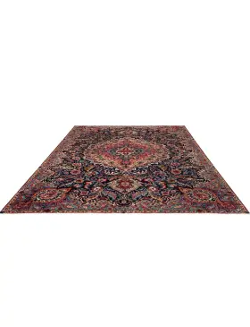 Blå Persien Kashmar Patina  280 x 185 cm
