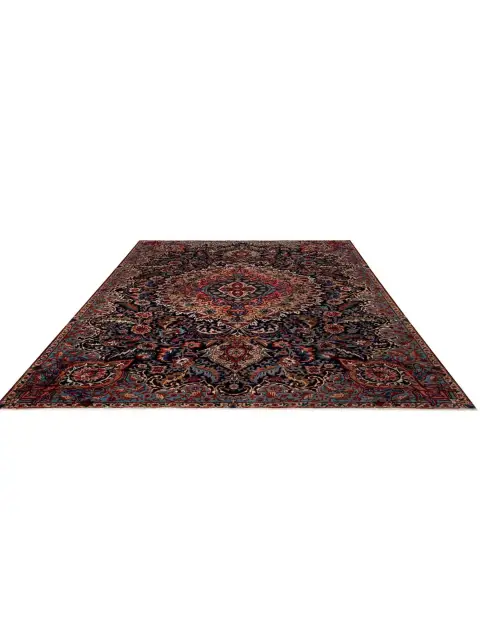 Blau Persien Kashmar Patina  280 x 185 cm
