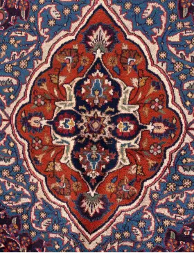 Blau Persien Kashmar Patina  395 x 295 cm