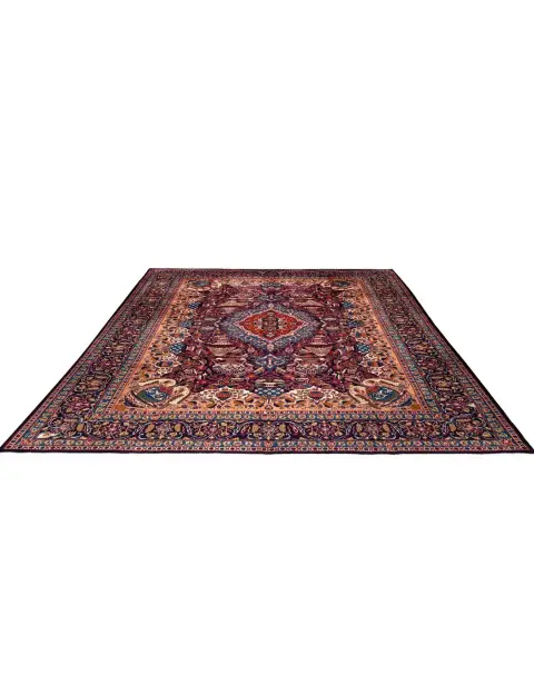 Sininen Persia Kashmar Patina  395 x 295 cm