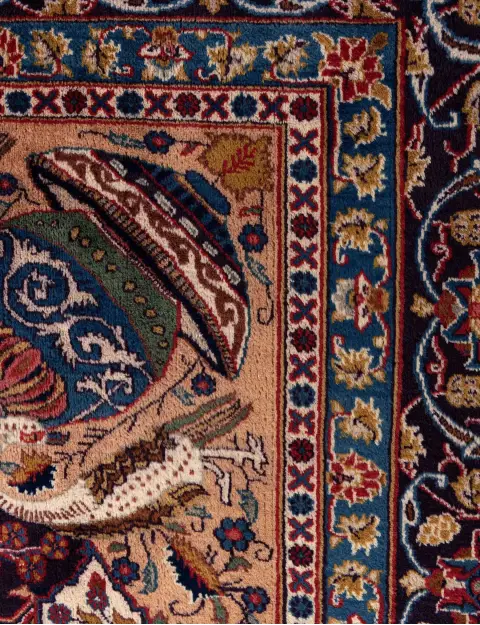 Sininen Persia Kashmar Patina  395 x 295 cm