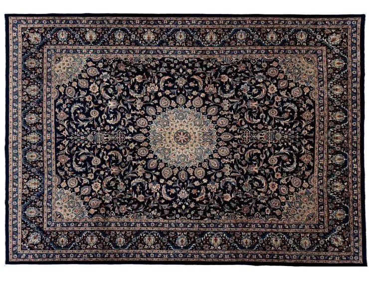 Sininen Persia Kashmar Patina 382 x 298 cm