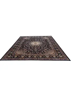 Bleu Persan Kashmar Patina  382 x 298 cm