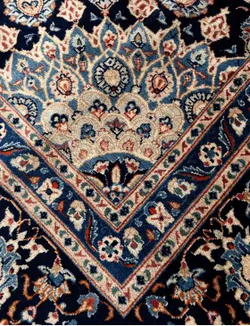 Bleu Persan Kashmar Patina  382 x 298 cm