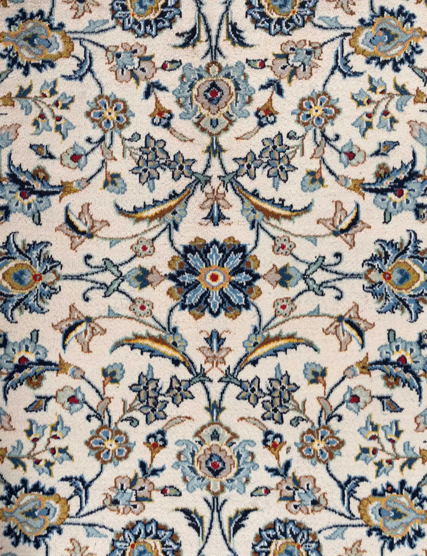 Beige Persa Kashan Patina 385 x 282 cm - Alfombra única hecha a mano