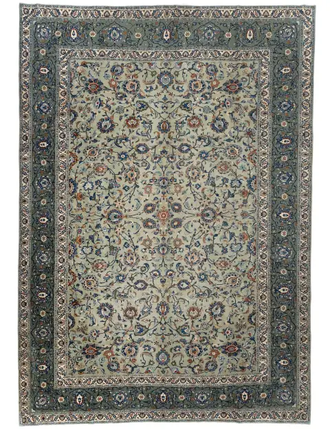 Grün Persien Kashan Patina  405 x 293 cm