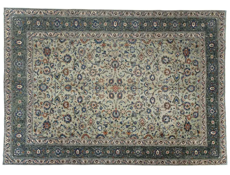 Verde Persiano Kashan Patina 405 x 293 cm