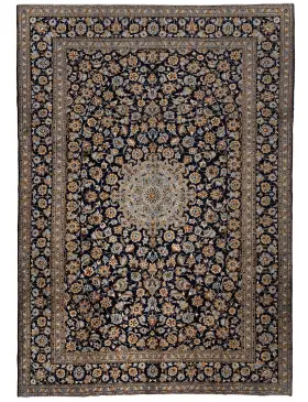Blue Persia Kashan Patina  415 x 302 cm