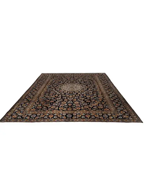 Sininen Persia Kashan Patina  415 x 302 cm