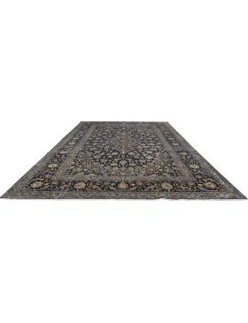 Sininen Persia Kashan Patina  337 x 220 cm