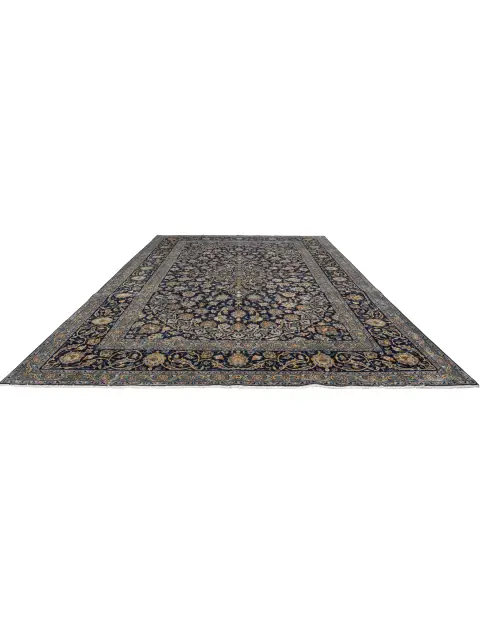 Blau Persien Kashan Patina  337 x 220 cm
