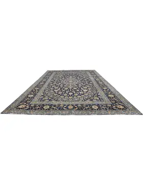 Sininen Persia Kashan Patina  337 x 220 cm