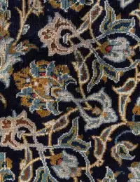 Blå Persien Kashan Patina 337 x 220 cm - view 3
