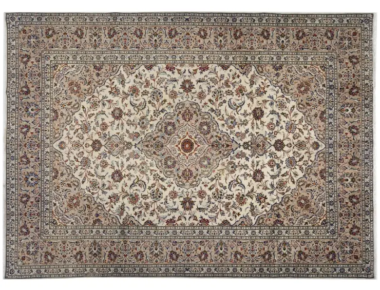 Beige Persia Kashan Patina 333 x 245 cm