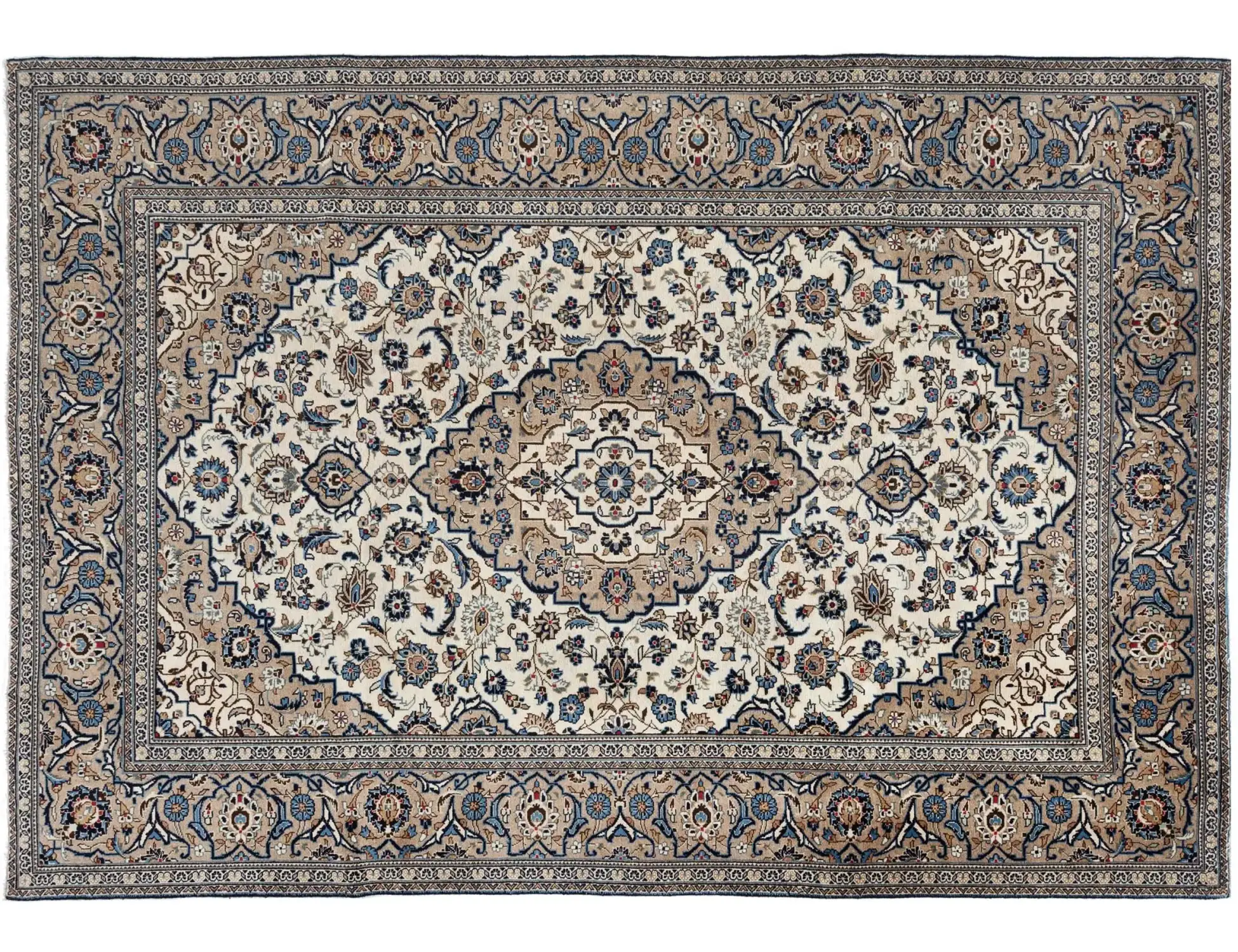 Beige persia Ardakan Patina 305 x 195 cm - Unikt håndlaget teppe