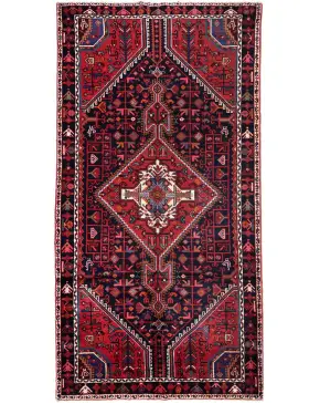 Rød Persia Hamadan Patina  296 x 155 cm