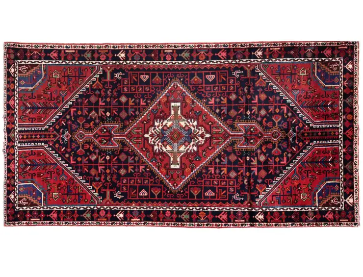Rød Persien Hamadan Patina 296 x 155 cm