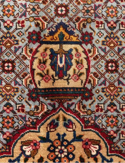 Blau Persien Hamadan Patina  215 x 130 cm