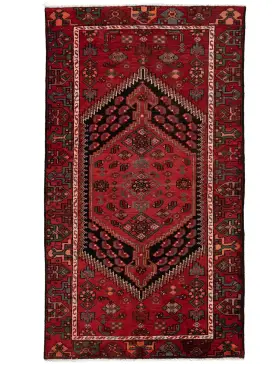 Rouge Persan Hamadan Patina  210 x 118 cm