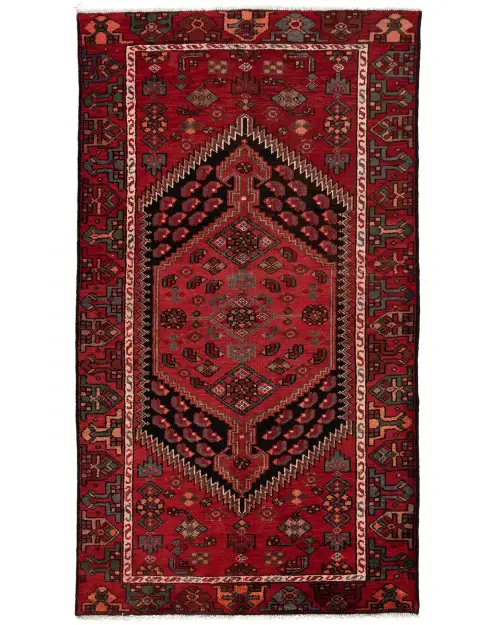 Rød Persia Hamadan Patina 210 x 118 cm
