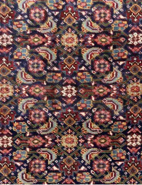 Blå Persien Tabriz Patina  156 x 110 cm