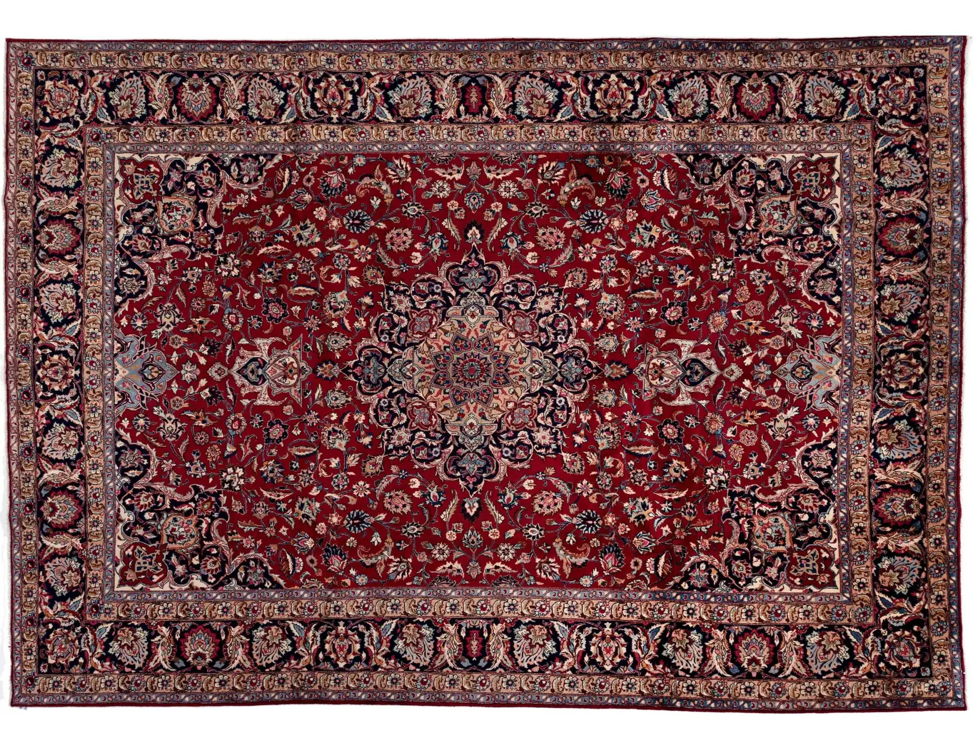 Rød Persien Kashmar Patina 370 x 293 cm
