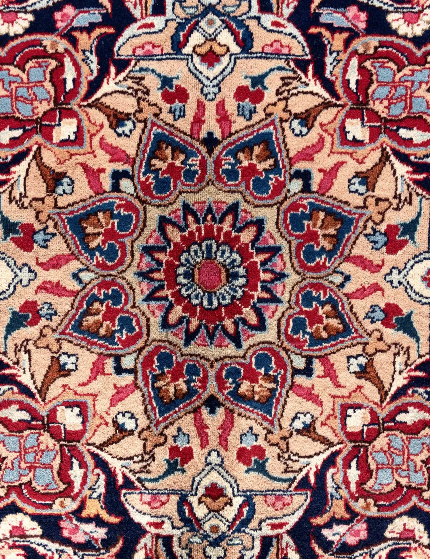 Rød Persien Kashmar Patina 370 x 293 cm - Unikt håndlavet tæppe
