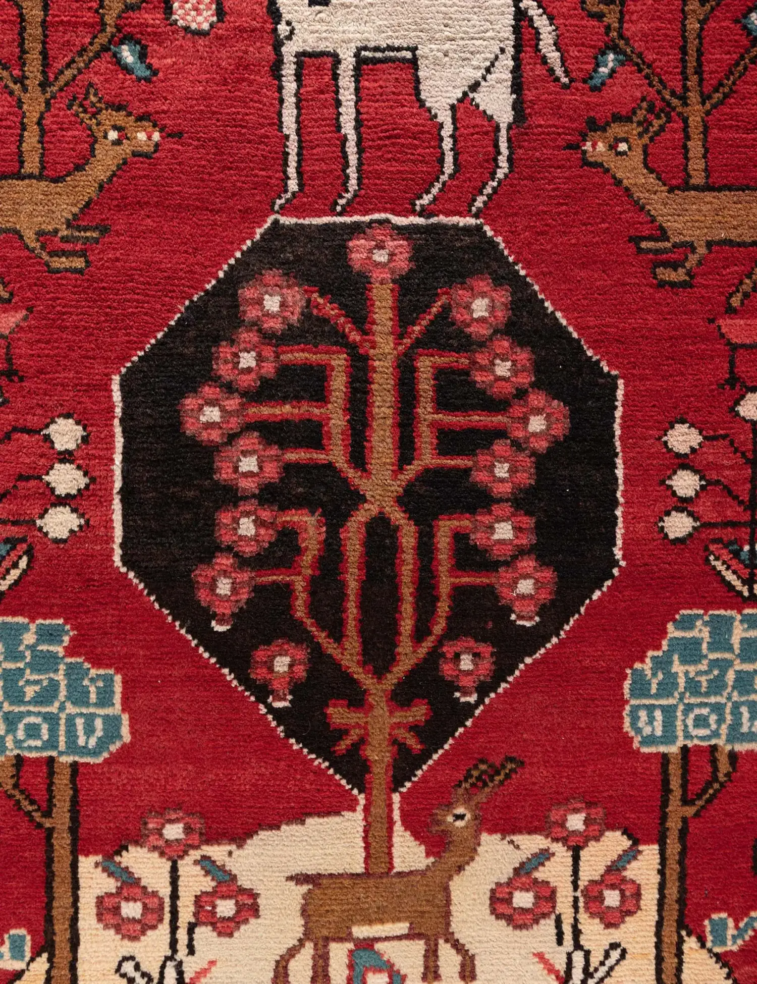 Rosso Persiano Hamadan Patina 294 x 90 cm - Tappeto unico fatto a mano