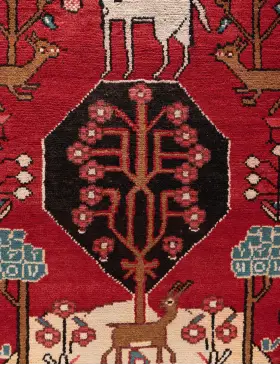 Rosso Persiano Hamadan Patina  294 x 90 cm