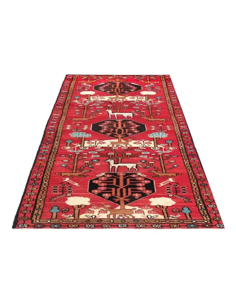 Punainen Persia Hamadan Patina  294 x 90 cm