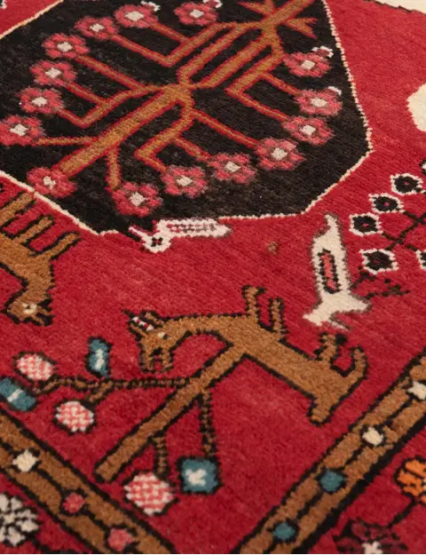 Punainen Persia Hamadan Patina  294 x 90 cm