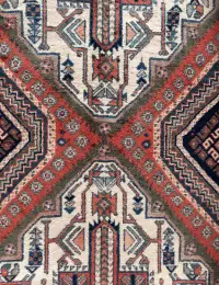 Rot Persien Hamadan Patina 253 x 165 cm - view 4