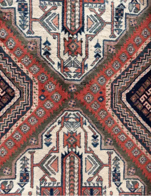 Rot Persien Hamadan Patina  253 x 165 cm
