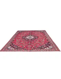 Rouge Persan Kashmar Patina 228 x 131 cm - view 1