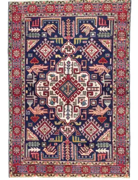 Blå Persia Tabriz Patina 150 x 100 cm