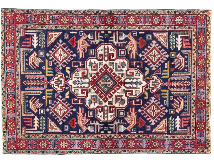 Blu Persiano Tabriz Patina  150 x 100 cm