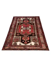 Rood Perzië Hamadan Patina 229 x 125 cm - view 2