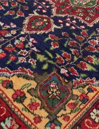 Blå Persien Tabriz Patina  142 x 98 cm