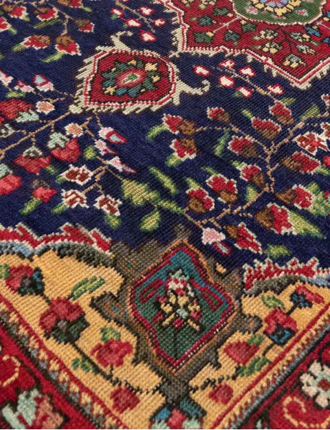 Blå Persia Tabriz Patina 142 x 98 cm - view 4