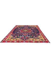 Blå Persien Tabriz Patina  142 x 98 cm