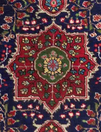 Blå Persien Tabriz Patina  142 x 98 cm