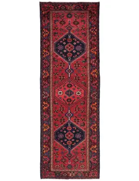Rød Persien Hamadan Patina 220 x 108 cm