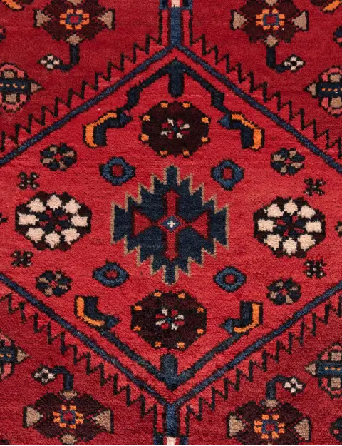 Punainen Persia Hamadan Patina  220 x 108 cm