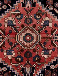 Blu Persiano Hamadan Patina  196 x 136 cm