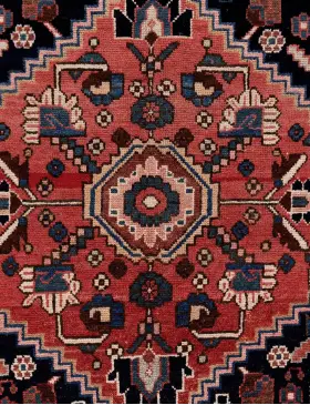 Blå Persien Hamadan Patina 196 x 136 cm - view 4