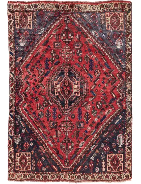 Beige Persia Hamadan Patina 104 x 67 cm