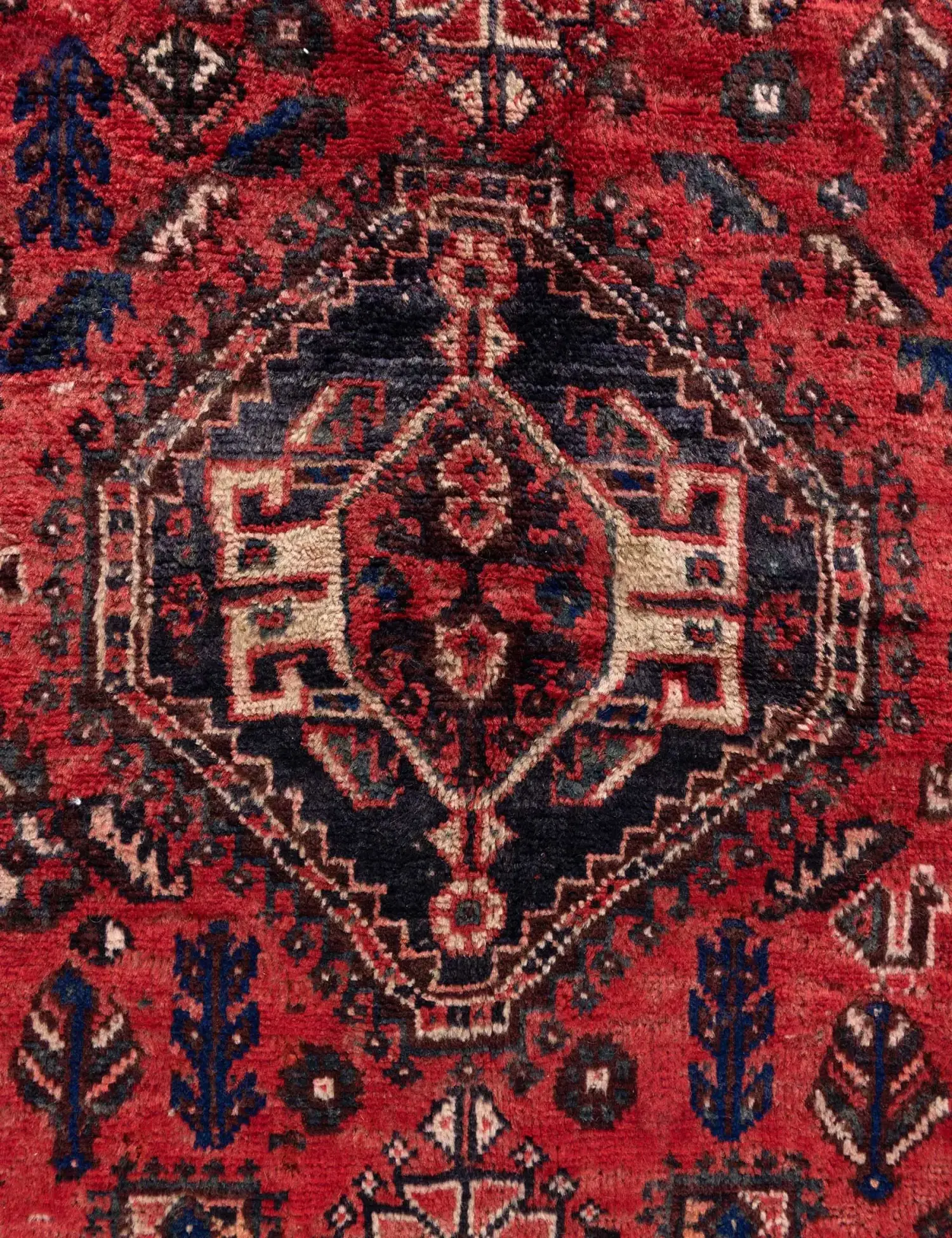 Beige Persa Hamadan Patina 104 x 67 cm - Alfombra única hecha a mano