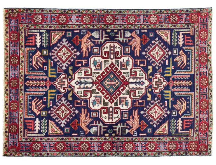 Blu Persiano Tabriz Patina  150 x 100 cm