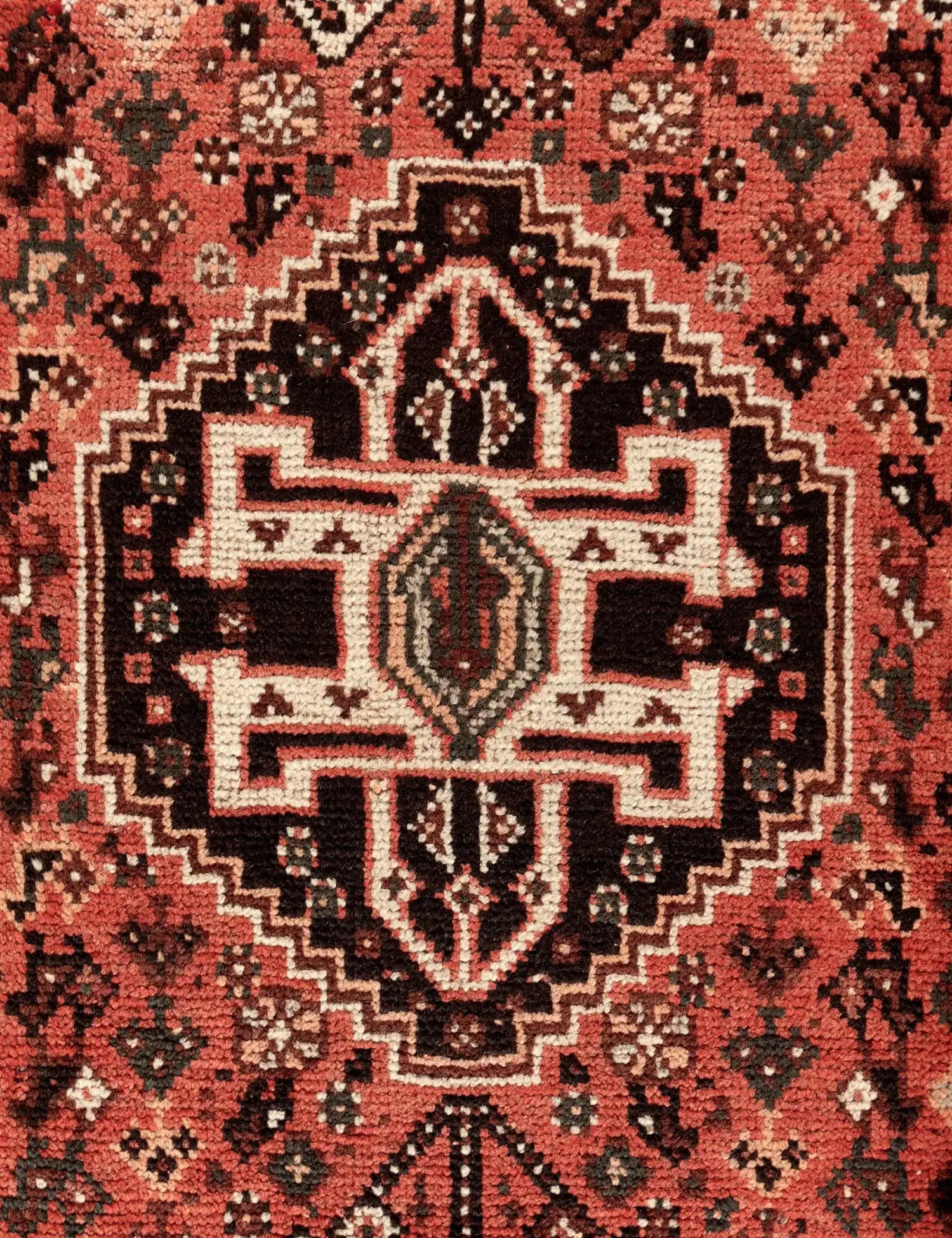 Punainen Persia Shiraz Patina 264 x 80 cm - Ainutlaatuinen käsintehty matto